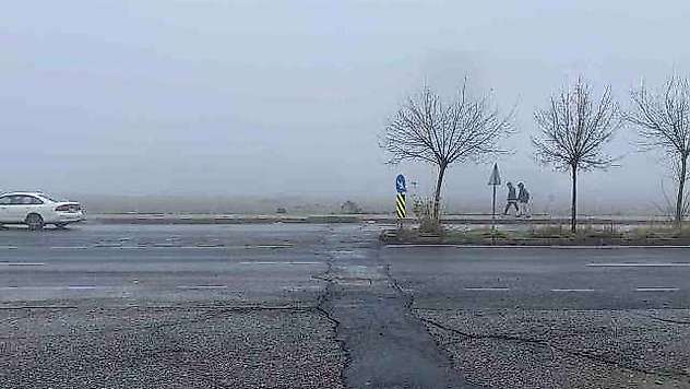 Diyarbakır'da yoğun sis