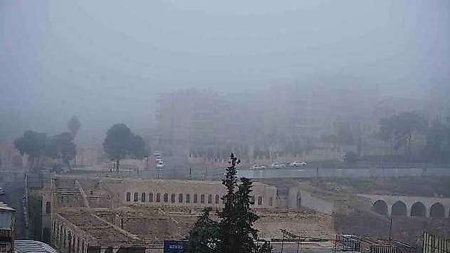 Şanlıurfa'da sis etkili oluyor
