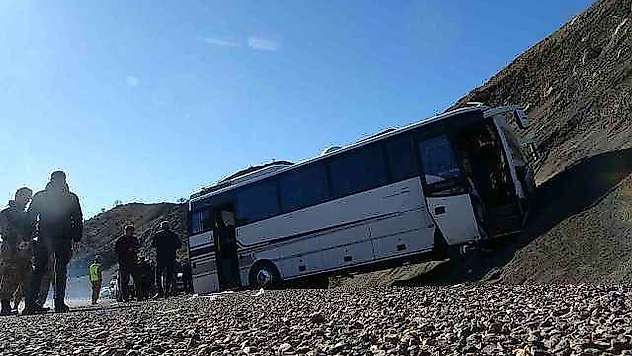 Diyarbakır'da otobüs kazası: 27 yaralı