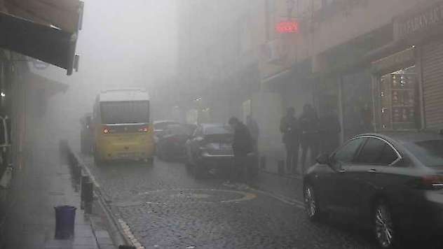 Mardin'de yoğun sis