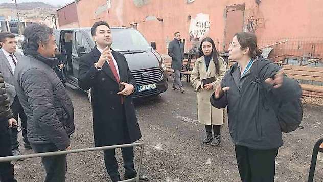 Gölbaşı ilçesindeki konteyner kentlere çok amaçlı çadır kuruldu