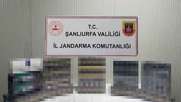Şanlıurfa'da bin 240 paket kaçak sigara ele geçirildi