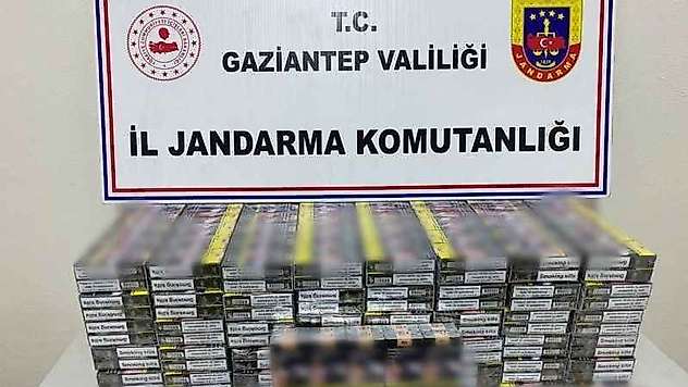 Gaziantep'te 330 bin TL'lik kaçak sigara operasyonu
