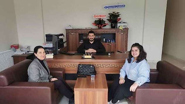 Başkan Özgül'den Türkay Gazetesine ziyaret