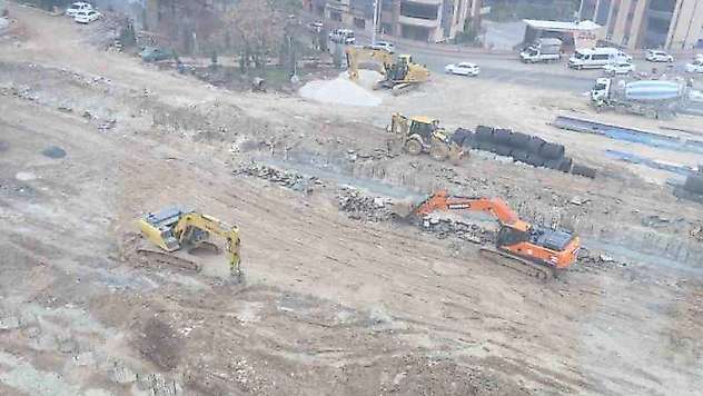 Balıkayağı bulvarında çalışmalar aralıksız sürüyor