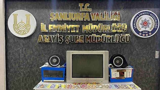 Şanlıurfa'da kumar operasyonu