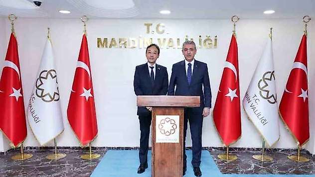 Mardin Valisi, Japonya Büyükelçisi Katsumata Takahiko'yu kabul etti