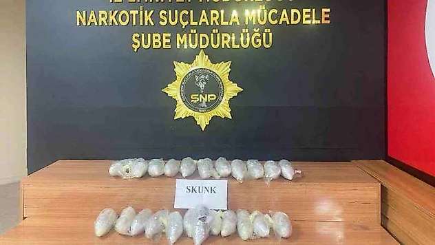 Şanlıurfa'da 8 kilo uyuşturucu ele geçirildi