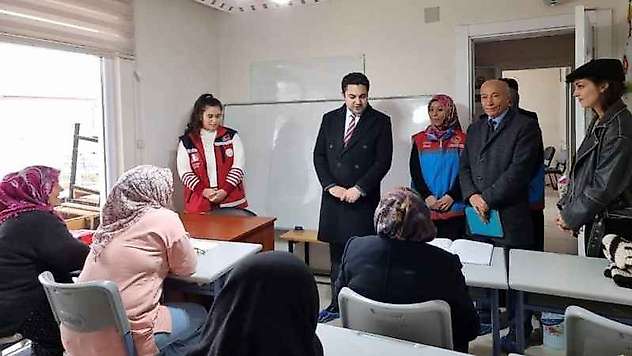 Kaymakam Seyhan, ADEM'de incelemelerde bulundu
