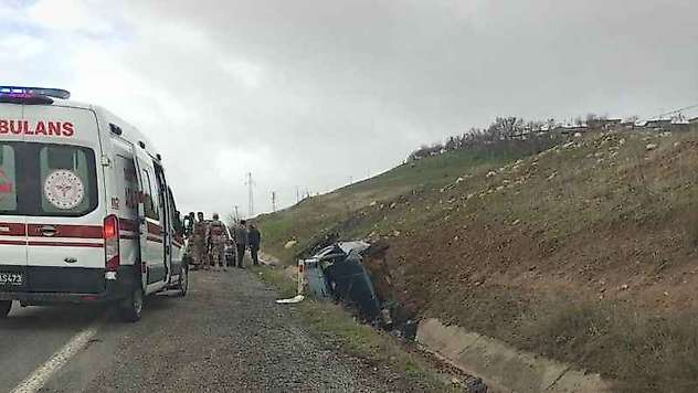 Diyarbakır'da trafik kazası: 2 yaralı