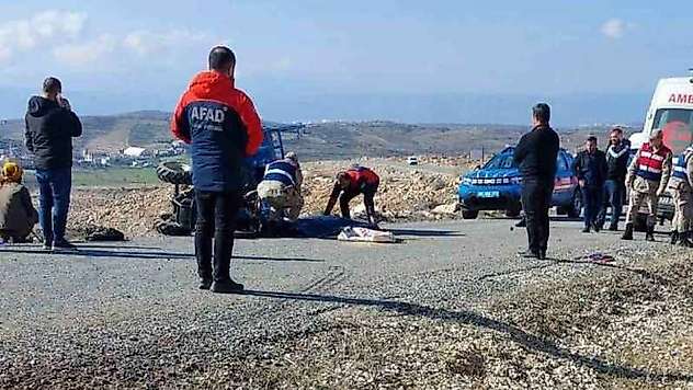 Siirt'te tarım aracı devrildi: 1 ölü, 1 yaralı
