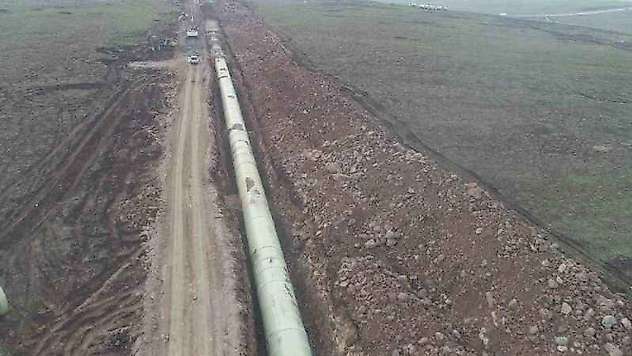 Diyarbakır'da pompaj sulaması inşaatında çalışmalar sürüyor
