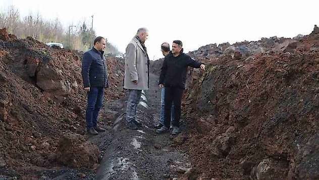 Diyarbakır'da deprem konutları içme suyu projesinde çalışmalar sürüyor