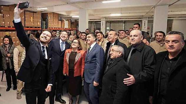 Şahin ile Fadıloğlu, esnaf ve işçilerle bir araya geldi