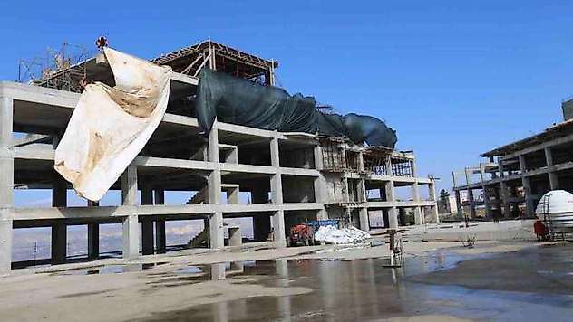 Mardin'de otopark projesinde çalışmalar yeniden başladı