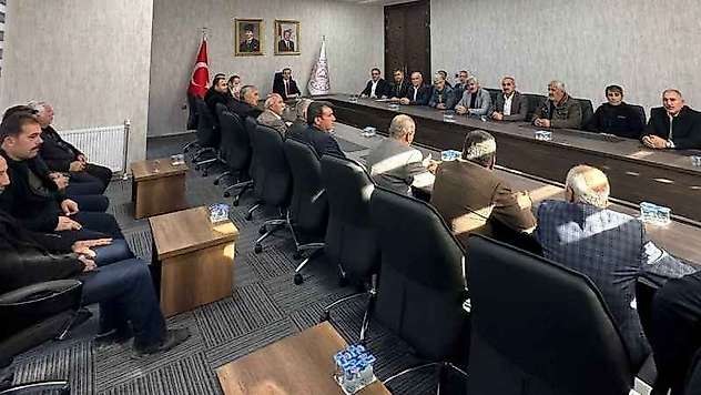 Samsat'ta afet değerlendirme toplantısı yapıldı