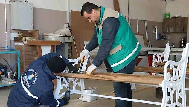 Haliliye Belediyesinde üretim çalışmaları devam ediyor