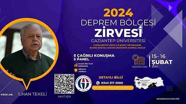 'Deprem Bölgesi Zirvesi' özel oturumu deprem, şehircilik ve sosyolojisi üzerine olacak