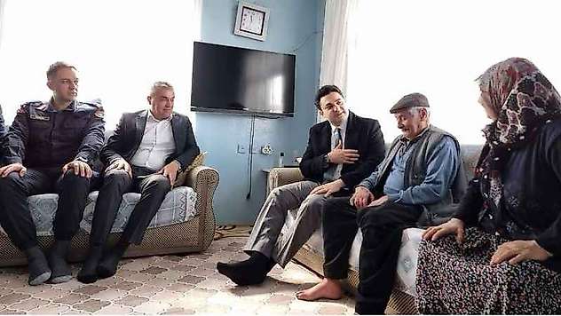 Kaymakam Seyhan'dan Şehit ailelerine ziyaret