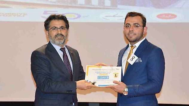 GAÜN öğrencisi Kur'an-ı Kerim'i yarışmasında birinci oldu