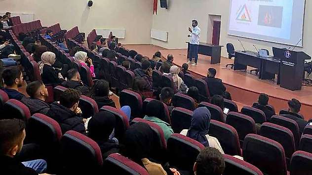 GAÜN Oğuzeli Meslek Yüksekokulunda Yangın Güvenliği eğitimi