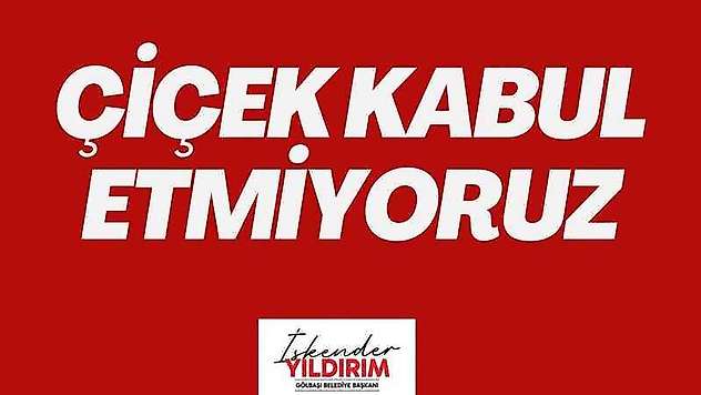 Başkan Yıldırım 'Çiçek Göndermek yerine öğrencilerimize burs için bağış yapın'