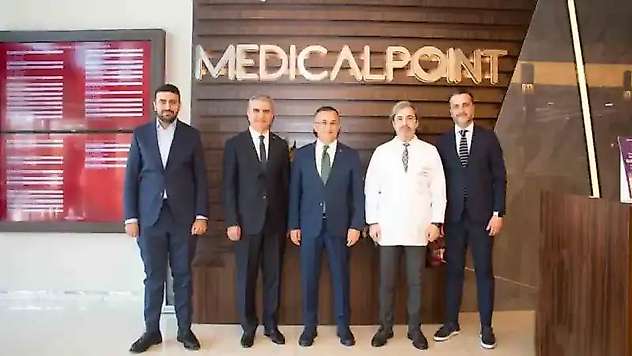 Vali Çeber'den Medıcal Poınt'e ziyaret