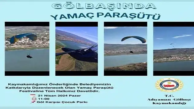 Gölbaşı'nda Yamaç Paraşütü Şenliği Düzenlenecek