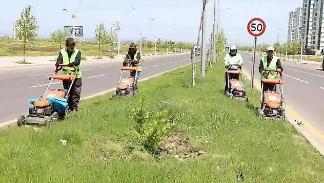 Diyarbakır'da günlük 150 bin metrekarelik yeşil alanda çalışma yürütülüyor