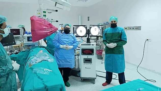 Gölbaşı'nda ilk defa perkütan nefrostomi takıldı