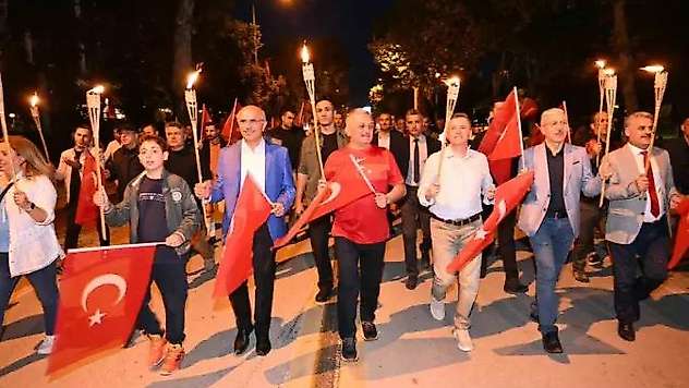 Malatya'da fener alayı yürüyüşü
