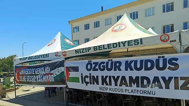 GAÜN'de Gazze protestosu
