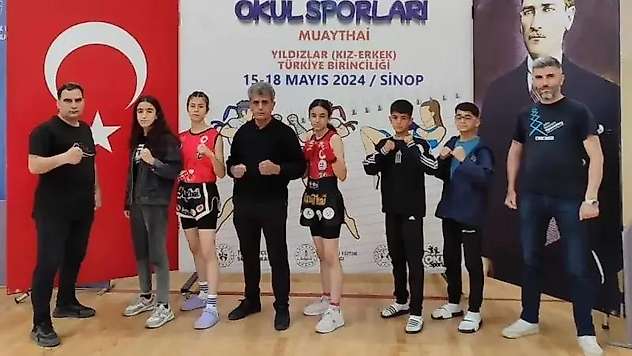 Muay-Thai sporcuları şampiyonadan dereceyle döndü