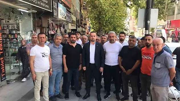 MAGİNDER Yönetim Kurulu Başkanı Karademir, Kışla Caddesi esnafını ziyaret etti
