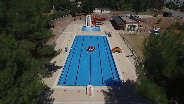 Aquapark kapılarını çocuklara için açıldı
