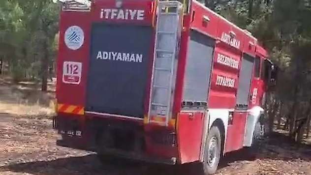Yangın ormanlık alana sıçramadan söndürüldü