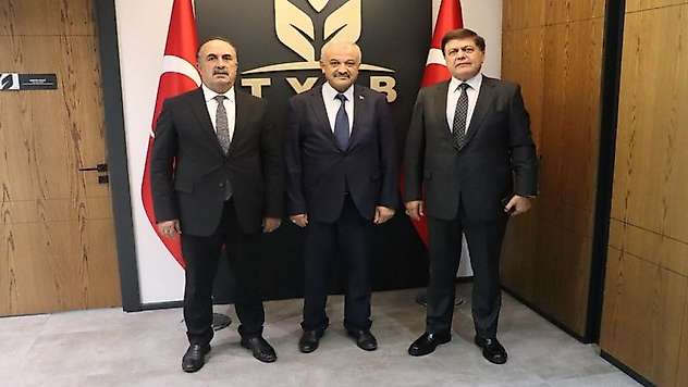 Yazıcıoğlu ve Aykut'tan Başkan Olgun'a Ziyaret