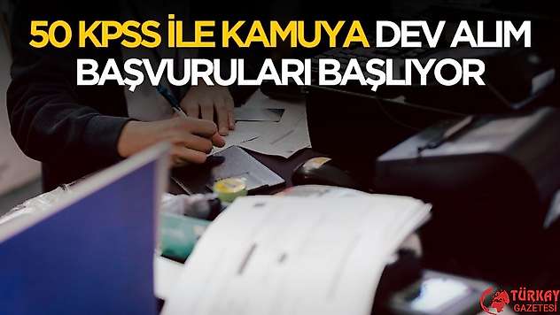 50 KPSS ile kamuya büyük alım başlıyor! 21 Nisan'da 16 bin 66 personel alınacak