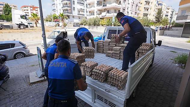 60 Bin adet bozuk yumurtaya el konuldu