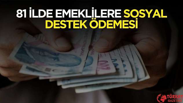 81 ilde emeklilere sosyal destek ödemesi! Başvurular başlıyor