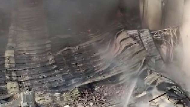 Adana'da narenciye paketleme tesisinde yangın