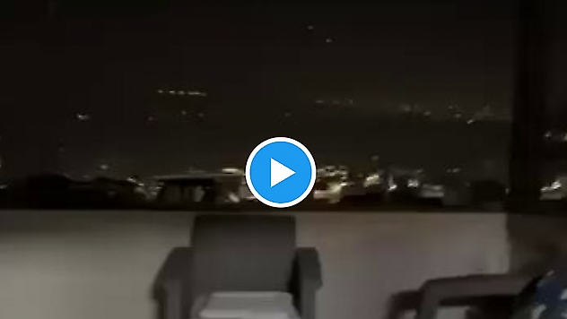 Adana İncirlik Üssü'ne gelen füzenin havada imha edilme görüntüsü ortaya çıktı