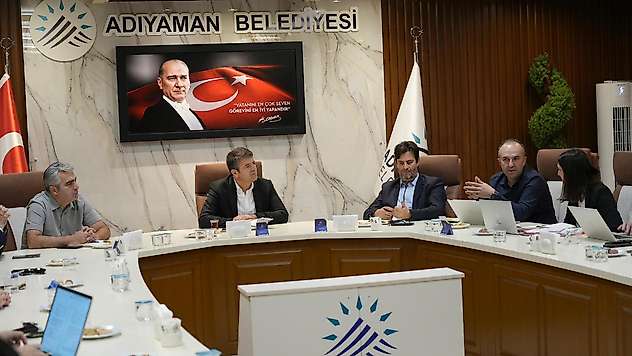 Adıyaman Belediyesi ile AFD yetkilileri toplantıda bir araya geldi