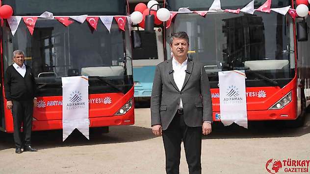 Adıyaman Belediyesi'nden 10 yeni otobüs