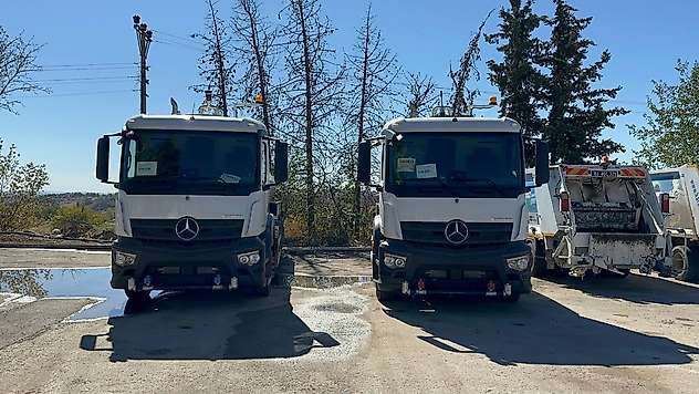 Adıyaman Belediyesi temizlik filosuna 2 yeni arazöz dahil edildi