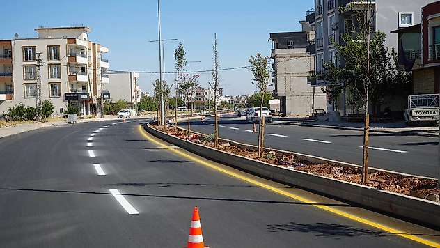 Adıyaman Belediyesinden 3. Çevre Yolu'na yol çizgi ve tabela düzenlemesi