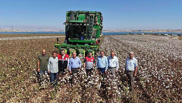 Adıyaman'da 2025 yılı pamuk hasadı başladı