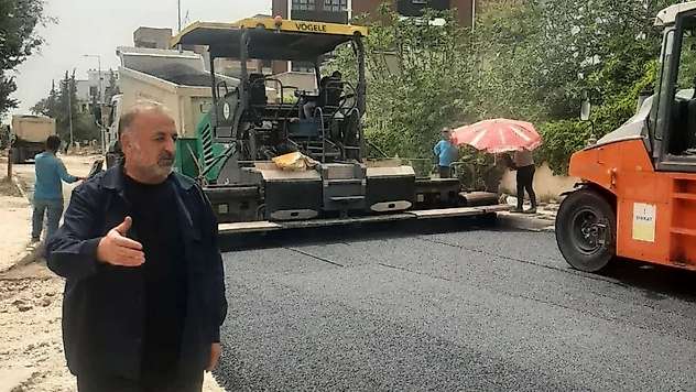 Adıyaman'da beton mikserleri asfalta zarar veriyor