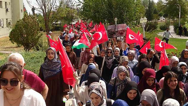 Adıyaman'da, Gazze için anma ve dayanışma programı düzenlendi