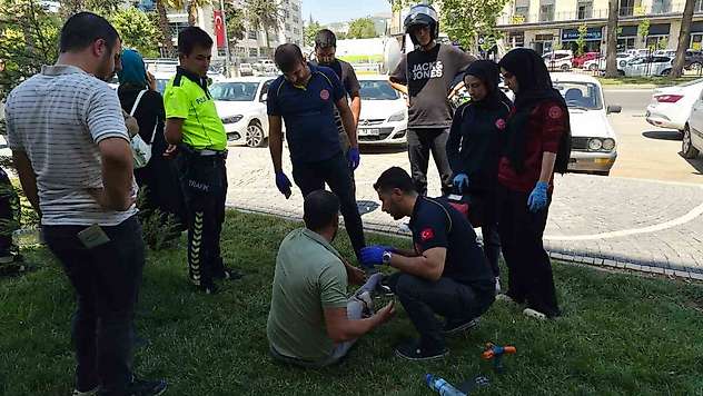 Adıyaman'da motosiklet devrildi: 1 yaralı